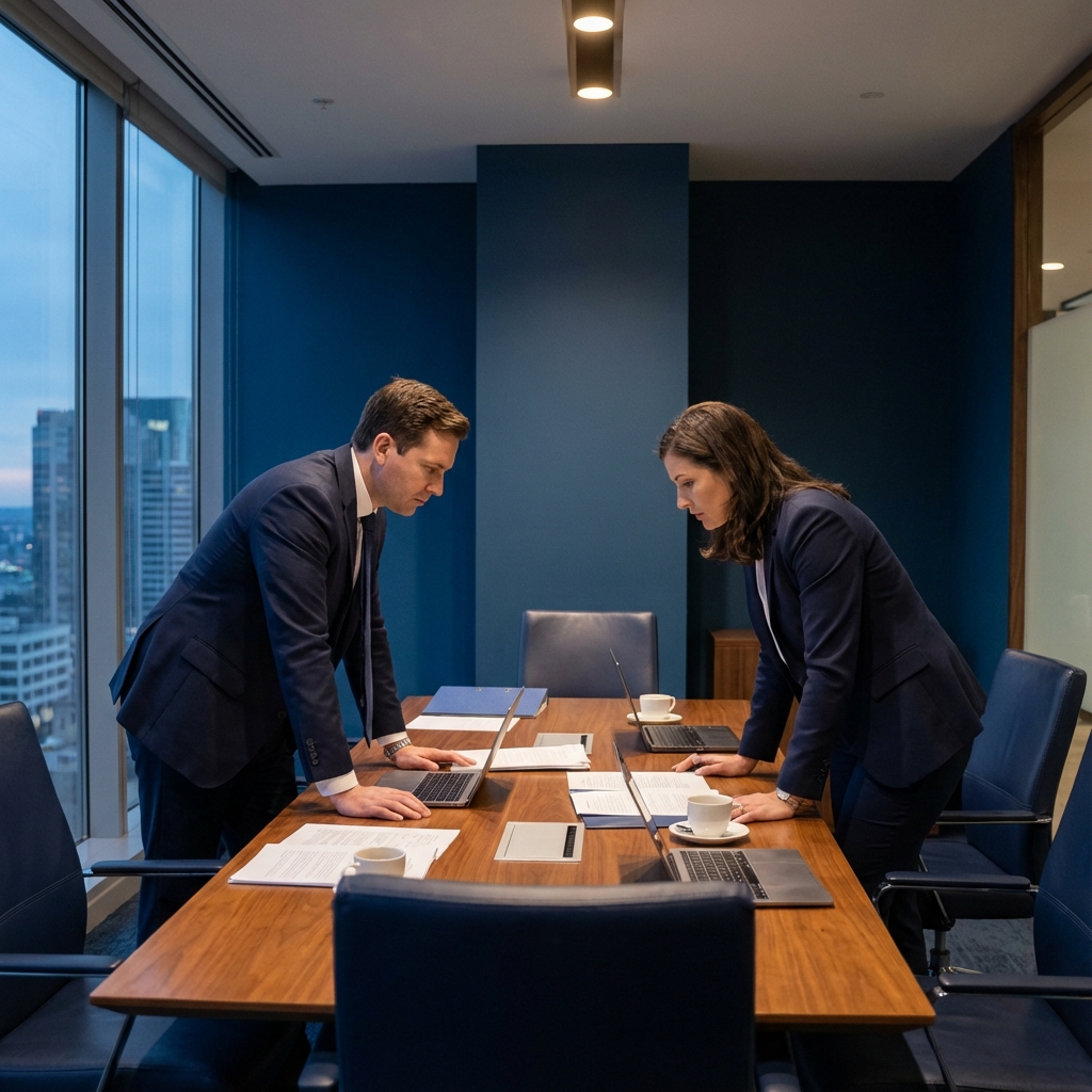 Avukatlar toplantı yaparken